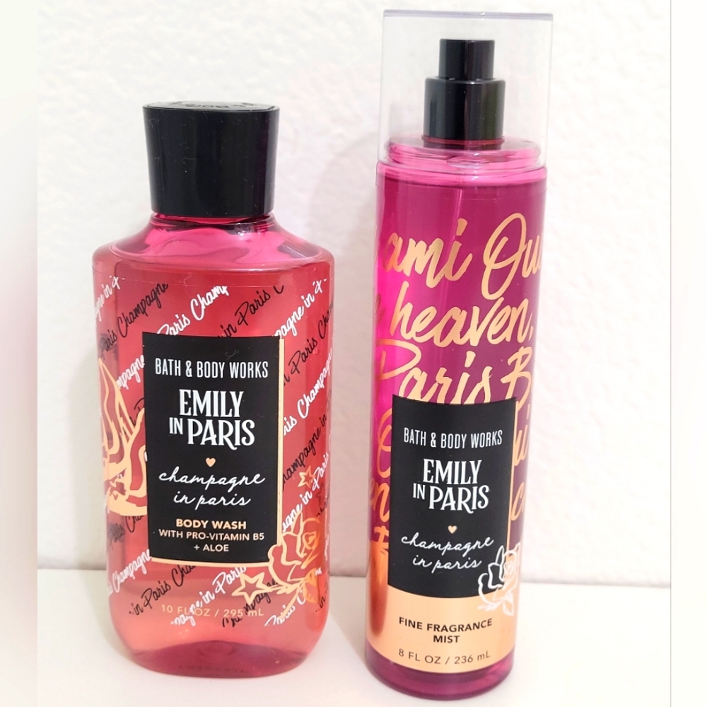 Today ONLY! $29 Bath & Body Works Emily In Paris-Champagne in Paris Bundle